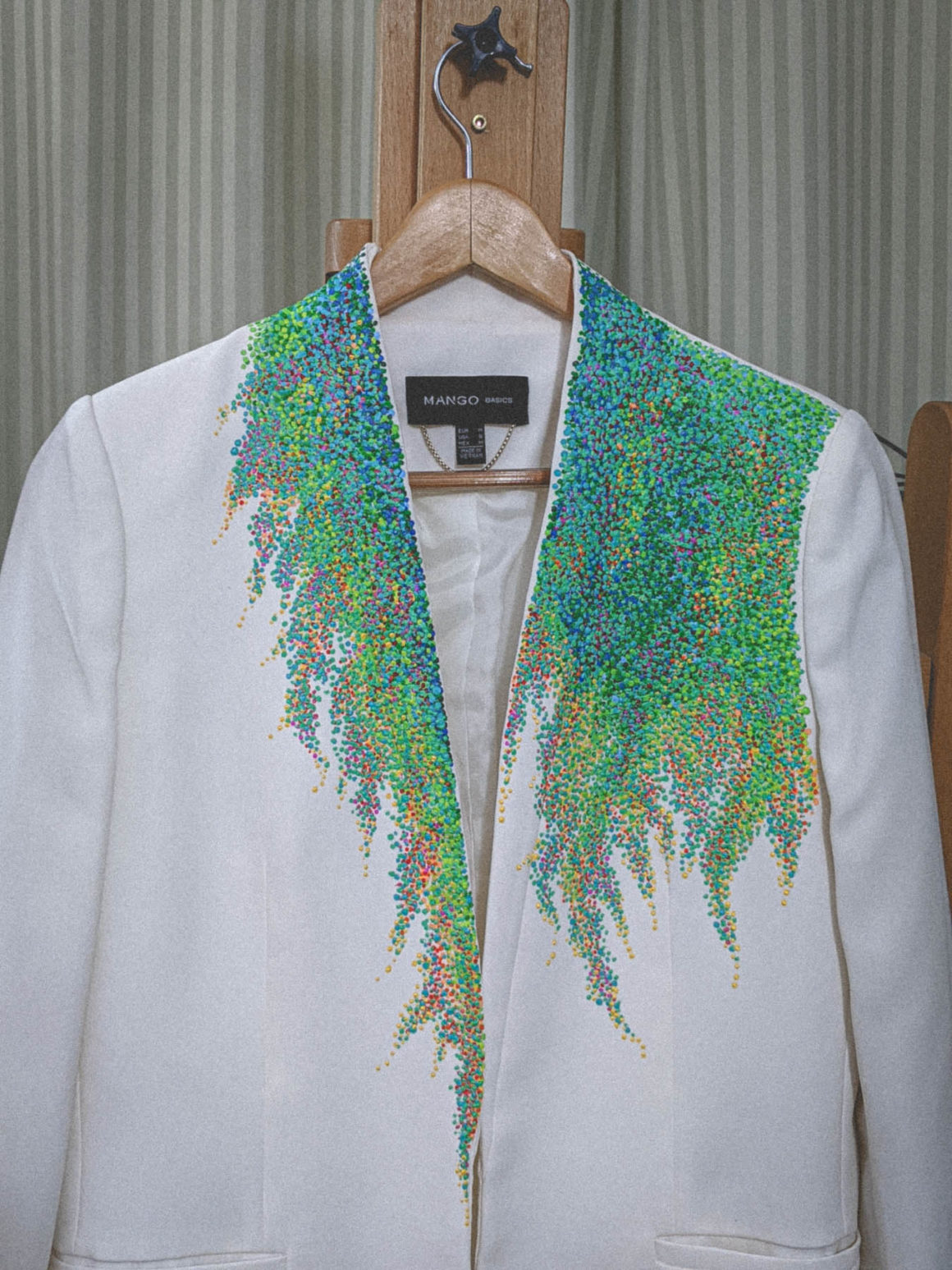 Midsummer Jardin : More About My First Hand-Painted Jacket #KhaosPhilos ...